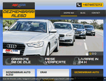 Tablet Screenshot of abc-car.ro